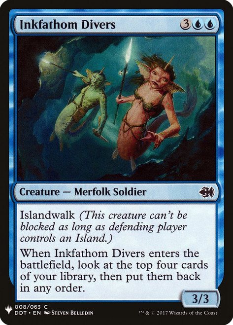Inkfathom Divers\nPlaneswalker Symbol Reprints\nSingle\nMagic The Gathering