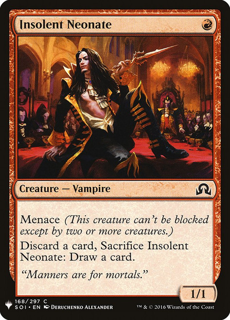 Insolent Neonate\nPlaneswalker Symbol Reprints\nSingle\nMagic The Gathering