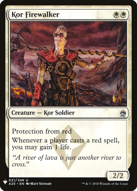 Kor Firewalker\nPlaneswalker Symbol Reprints\nSingle\nMagic The Gathering