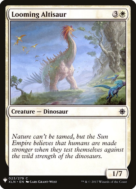 Looming Altisaur\nPlaneswalker Symbol Reprints\nSingle\nMagic The Gathering