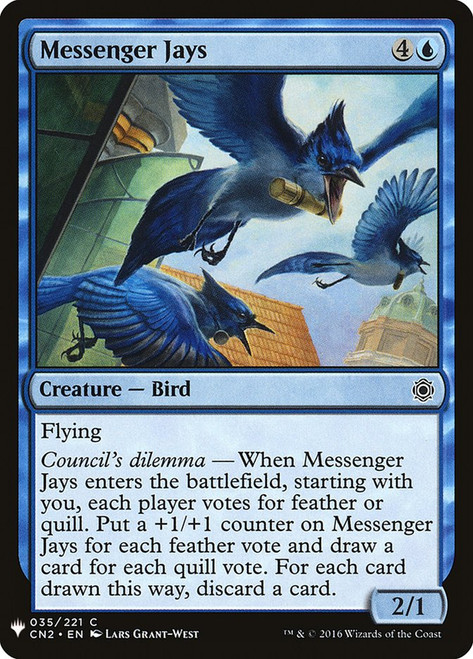 Messenger Jays\nPlaneswalker Symbol Reprints\nSingle\nMagic The Gathering