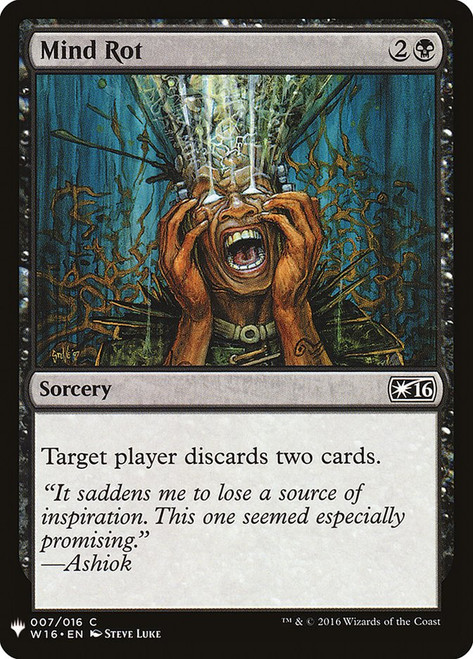 Mind Rot\nPlaneswalker Symbol Reprints\nSingle\nMagic The Gathering