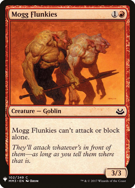 Mogg Flunkies\nPlaneswalker Symbol Reprints\nSingle\nMagic The Gathering