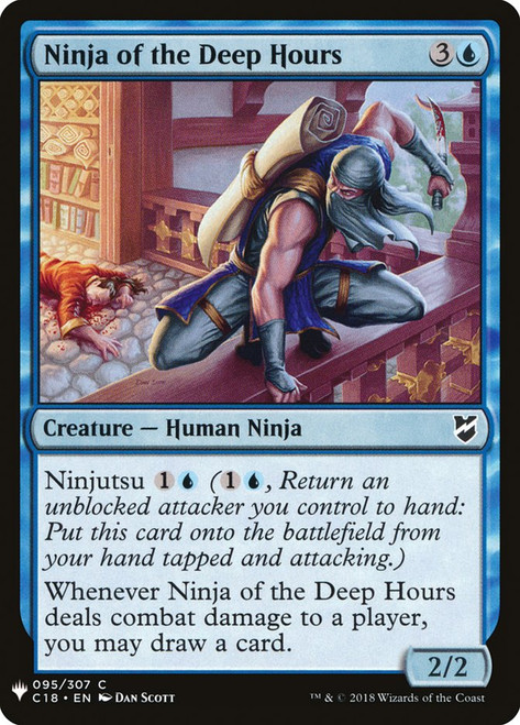 Ninja of the Deep Hours\nPlaneswalker Symbol Reprints\nSingle\nMagic The Gathering