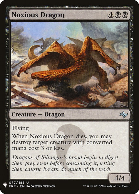Noxious Dragon\nPlaneswalker Symbol Reprints\nSingle\nMagic The Gathering