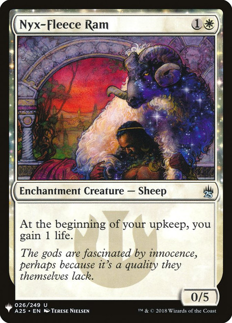 Nyx-Fleece Ram\nPlaneswalker Symbol Reprints\nSingle\nMagic The Gathering