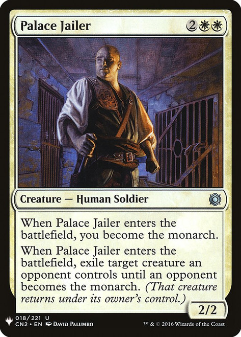 Palace Jailer\nPlaneswalker Symbol Reprints\nSingle\nMagic The Gathering