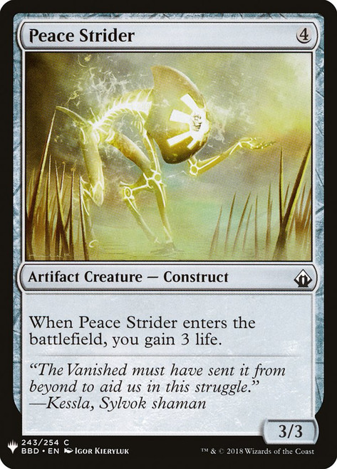 Peace Strider\nPlaneswalker Symbol Reprints\nSingle\nMagic The Gathering