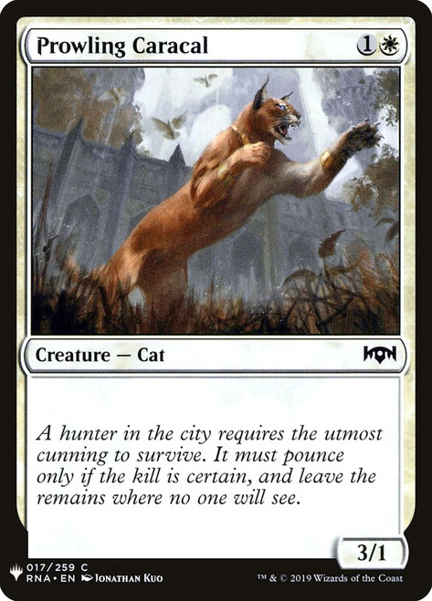 Prowling Caracal\nPlaneswalker Symbol Reprints\nSingle\nMagic The Gathering