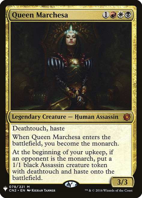 Queen Marchesa\nPlaneswalker Symbol Reprints\nSingle\nMagic The Gathering