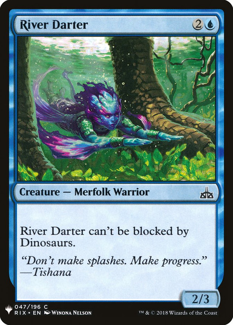 River Darter\nPlaneswalker Symbol Reprints\nSingle\nMagic The Gathering