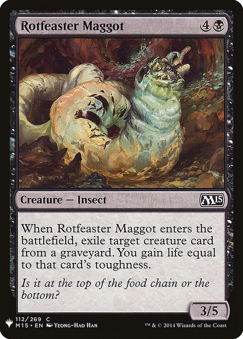 Rotfeaster Maggot\nPlaneswalker Symbol Reprints\nSingle\nMagic The Gathering
