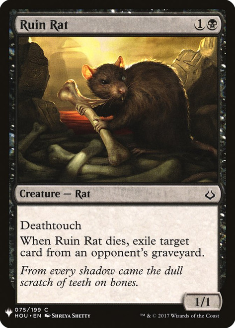 Ruin Rat\nPlaneswalker Symbol Reprints\nSingle\nMagic The Gathering