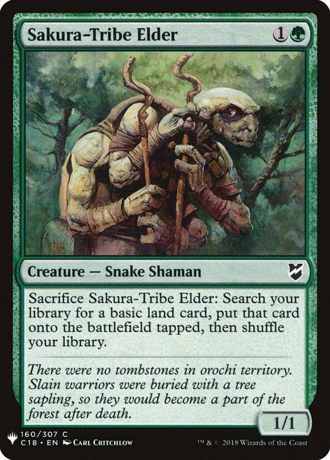 Sakura-Tribe Elder\nPlaneswalker Symbol Reprints\nSingle\nMagic The Gathering