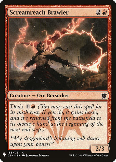 Screamreach Brawler\nPlaneswalker Symbol Reprints\nSingle\nMagic The Gathering