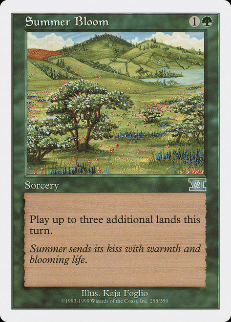 Summer Bloom\n6th Edition\nSingle\nMagic The Gathering