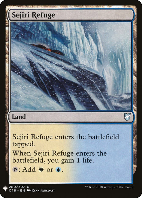 Sejiri Refuge\nPlaneswalker Symbol Reprints\nSingle\nMagic The Gathering