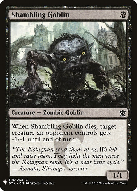 Shambling Goblin\nPlaneswalker Symbol Reprints\nSingle\nMagic The Gathering