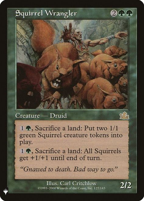 Squirrel Wrangler\nPlaneswalker Symbol Reprints\nSingle\nMagic The Gathering