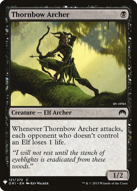 Thornbow Archer\nPlaneswalker Symbol Reprints\nSingle\nMagic The Gathering