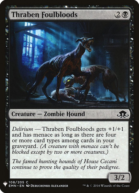 Thraben Foulbloods\nPlaneswalker Symbol Reprints\nSingle\nMagic The Gathering