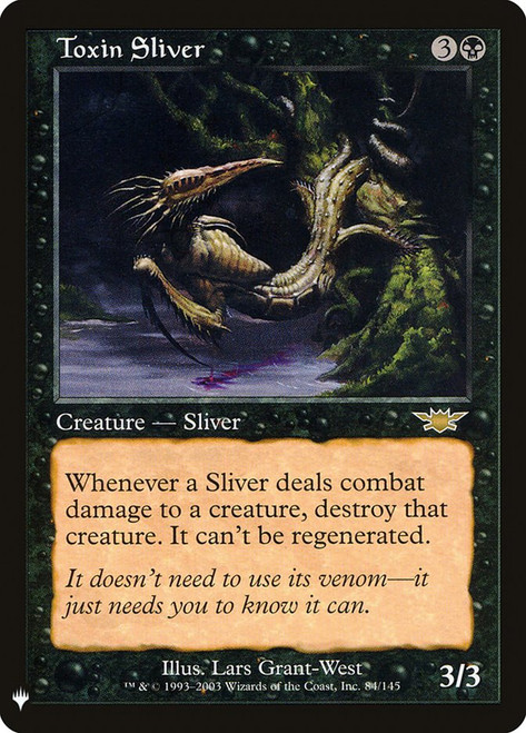 Toxin Sliver\nPlaneswalker Symbol Reprints\nSingle\nMagic The Gathering
