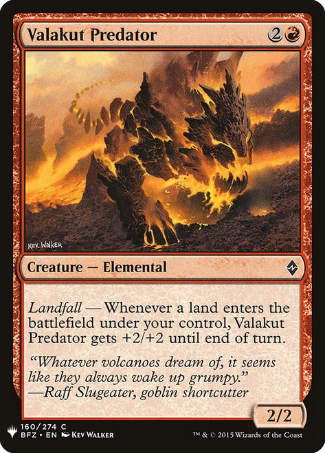 Valakut Predator\nPlaneswalker Symbol Reprints\nSingle\nMagic The Gathering