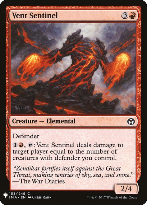 Vent Sentinel\nPlaneswalker Symbol Reprints\nSingle\nMagic The Gathering