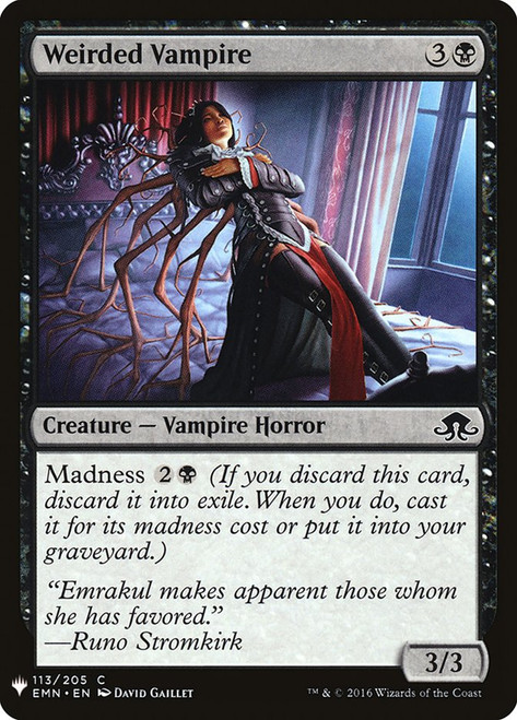 Weirded Vampire\nPlaneswalker Symbol Reprints\nSingle\nMagic The Gathering