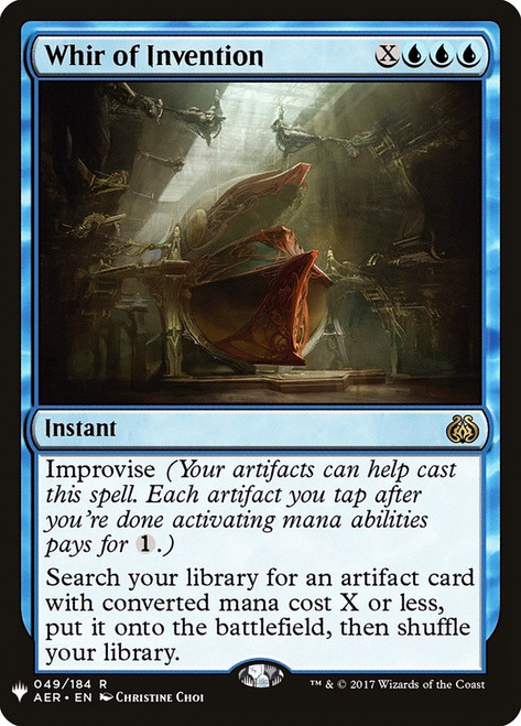 Whir of Invention\nPlaneswalker Symbol Reprints\nSingle\nMagic The Gathering