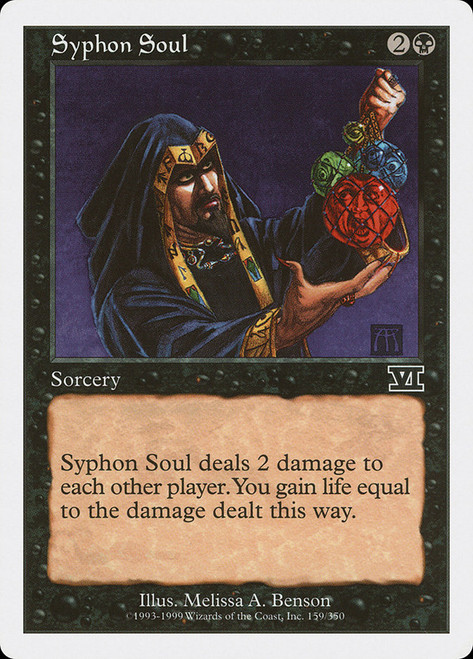 Syphon Soul\n6th Edition\nSingle\nMagic The Gathering