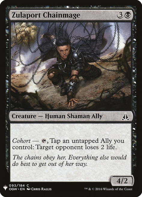 Zulaport Chainmage\nPlaneswalker Symbol Reprints\nSingle\nMagic The Gathering