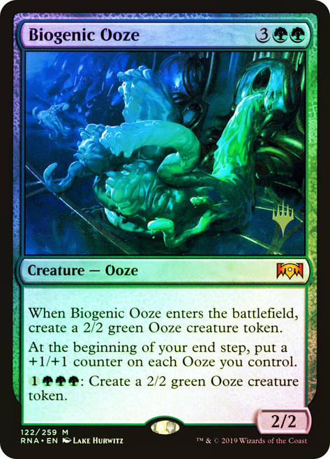 Biogenic Ooze (Promo Pack) (Ravnica Allegiance)\nPromo: Planeswalker Stamped\nSingle\nMagic The Gathering
