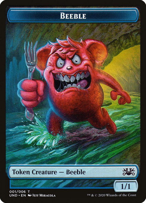 {Beeble Token} // {Squirrel Token}\nUnsanctioned\nSingle\nMagic The Gathering