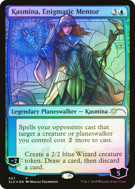 Kasmina, Enigmatic Mentor (Secret Lair)\nPromo: General\nSingle\nMagic The Gathering