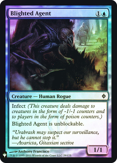 Blighted Agent\nPlaneswalker Symbol Reprints\nSingle\nMagic The Gathering