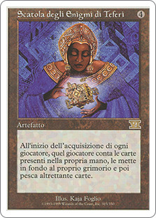 Teferi's Puzzle Box\n6th Edition - Italian\nSingle\nMagic The Gathering