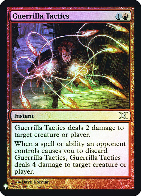 Guerrilla Tactics\nPlaneswalker Symbol Reprints\nSingle\nMagic The Gathering