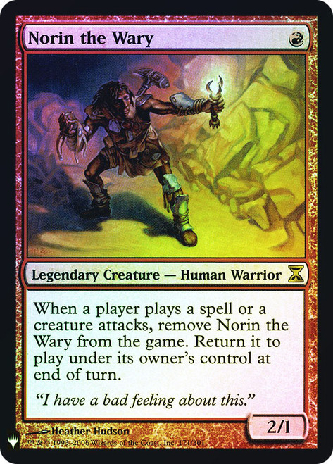 Norin the Wary\nPlaneswalker Symbol Reprints\nSingle\nMagic The Gathering