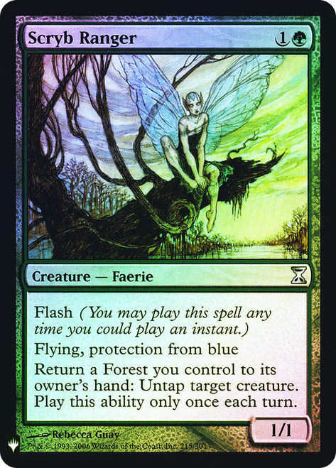 Scryb Ranger\nMystery Booster / The List\nSingle\nMagic The Gathering