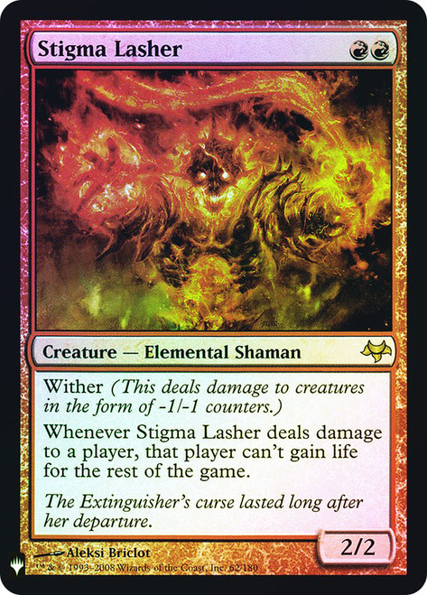 Stigma Lasher\nMystery Booster / The List\nSingle\nMagic The Gathering