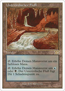 Underground River\n6th Edition - German\nSingle\nMagic The Gathering