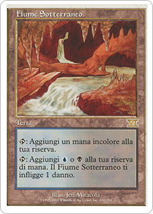 Underground River\n6th Edition - Italian\nSingle\nMagic The Gathering