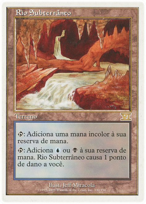 Underground River\n6th Edition - Portuguese\nSingle\nMagic The Gathering