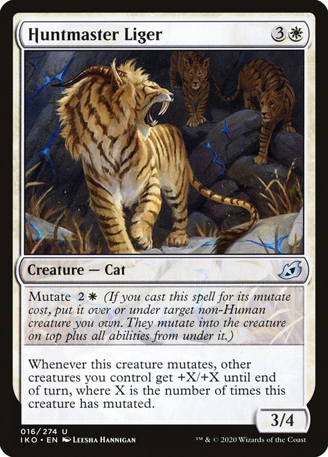 Huntmaster Liger\nIkoria: Lair of Behemoths\nSingle\nMagic The Gathering