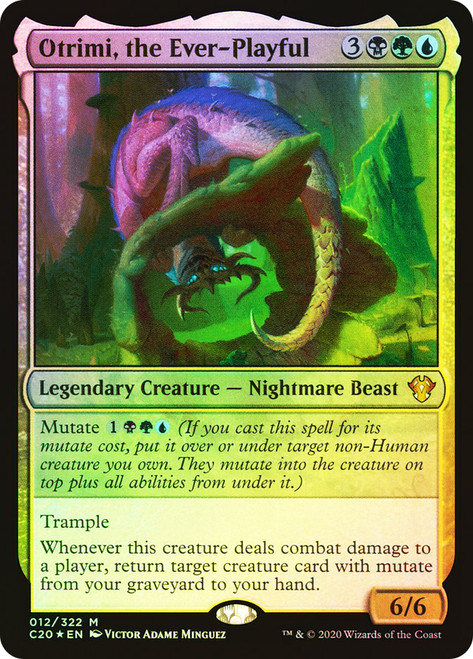 Otrimi, the Ever-Playful\nCommander: 2020 Edition\nSingle\nMagic The Gathering