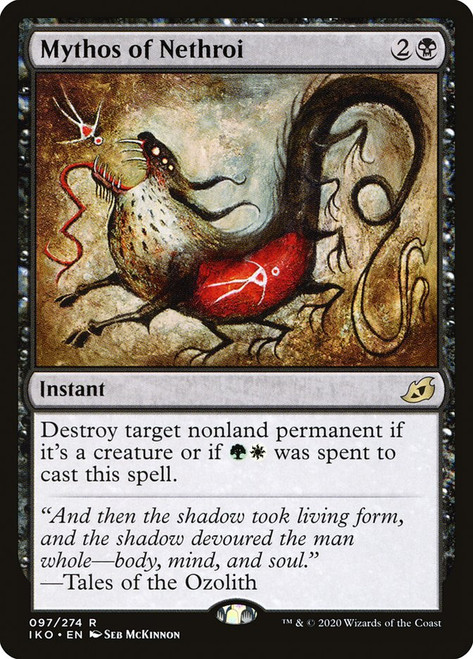 Mythos of Nethroi\nIkoria: Lair of Behemoths\nSingle\nMagic The Gathering