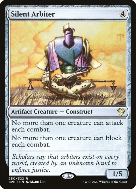 Silent Arbiter\nCommander: 2020 Edition\nSingle\nMagic The Gathering