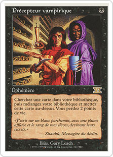 Vampiric Tutor\n6th Edition - French\nSingle\nMagic The Gathering