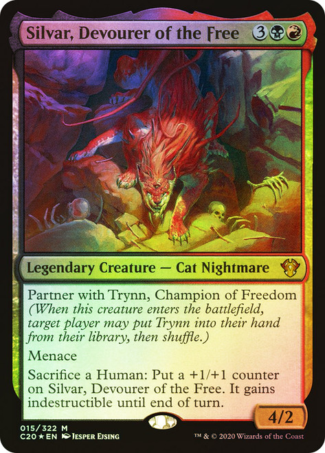 Silvar, Devourer of the Free\nCommander: 2020 Edition\nSingle\nMagic The Gathering